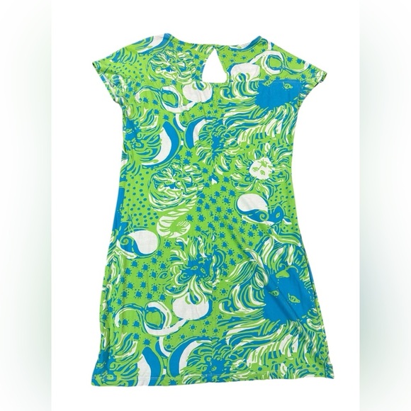 Lilly Pulitzer Daniella Dress Roar of the Jungle Limeade Green Size Small - Picture 8 of 10